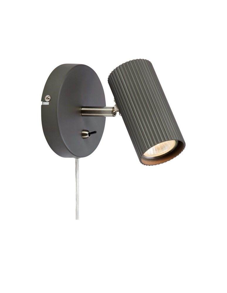 Kinkiety do czytania - Markslojd COSTILLA 1L Kinkiet 1x7W szary 108467 - produkt kolory-swiatla.pl 1