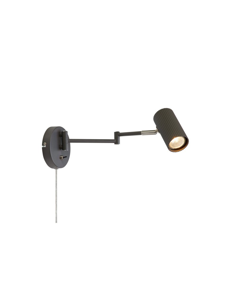 Kinkiety w stylu skandynawskim - Markslojd COSTILLA 1L Kinkiet 1x7W szary 108468 - produkt kolory-swiatla.pl 1
