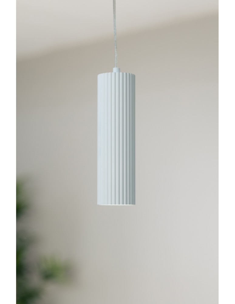 Lampy wiszące - Markslojd COSTILLA 1L Wisząca 1x7W transparentny/biały 108465 - produkt kolory-swiatla.pl 2