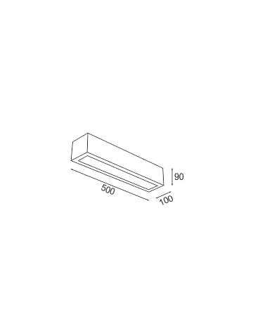 Cleoni NEKLA 50, Kinkiet 2x60W E27 230V Biały Sygnałowy 1152K2192 - produkt 2