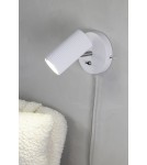 Kinkiety w stylu skandynawskim - Markslojd COSTILLA 1L Kinkiet 1x7W biały 108460 - product 2