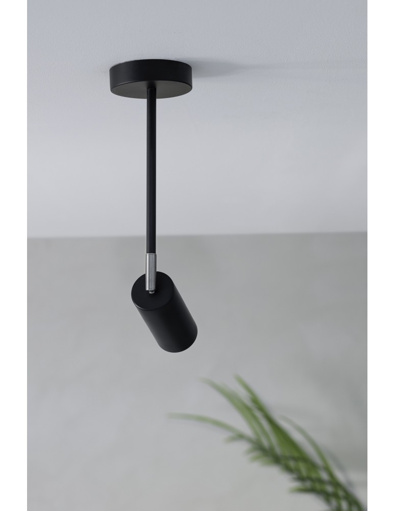 Reflektory sufitowe - Markslojd TORINO 1L Wisząca 1x7W czarny 108476 - product kolory-swiatla.pl 2