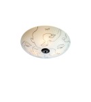 Lampy sufitowe - Markslojd MESSY FAMILY 43cm Plafon 3x40W biały 108459 - product 1