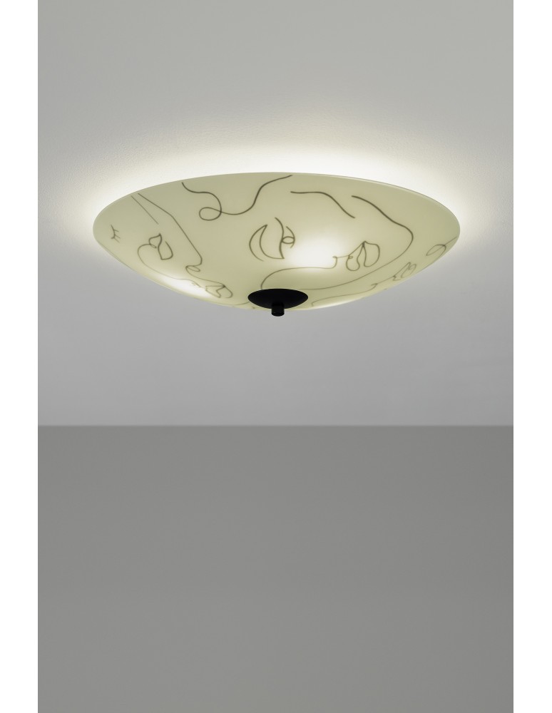 Lampy sufitowe - Markslojd MESSY FAMILY 43cm Plafon 3x40W biały 108459 - product kolory-swiatla.pl 2