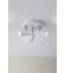 Lampy sufitowe reflektory - Markslojd COSTILLA 3L Sufitowa 3x7W biały 108464 - product 2