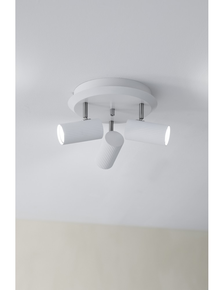 Lampy sufitowe reflektory - Markslojd COSTILLA 3L Sufitowa 3x7W biały 108464 - product kolory-swiatla.pl 2