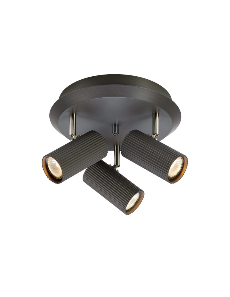 Lampy sufitowe reflektory - Markslojd COSTILLA 3L Sufitowa 3x7W szary 108471 - produkt kolory-swiatla.pl 1