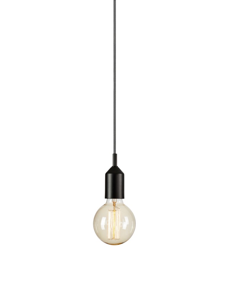 Lampy wiszące żarówki - Markslojd BRONX 1L Wisząca 1x40W czarny108451 - produkt kolory-swiatla.pl 1