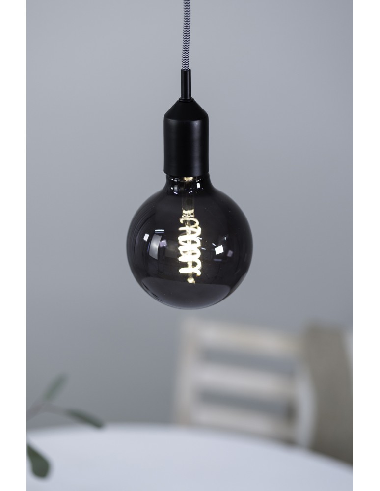 Lampy wiszące żarówki - Markslojd BRONX 1L Wisząca 1x40W czarny108451 - product kolory-swiatla.pl 3