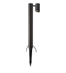 Lampy ogrodowe wbijane w ziemię (z klinem) - Markslojd GARDEN 1L Spot Ogrodowy 1x6.2W 3000K IP44 czarny/transparentny 108485 - product 1