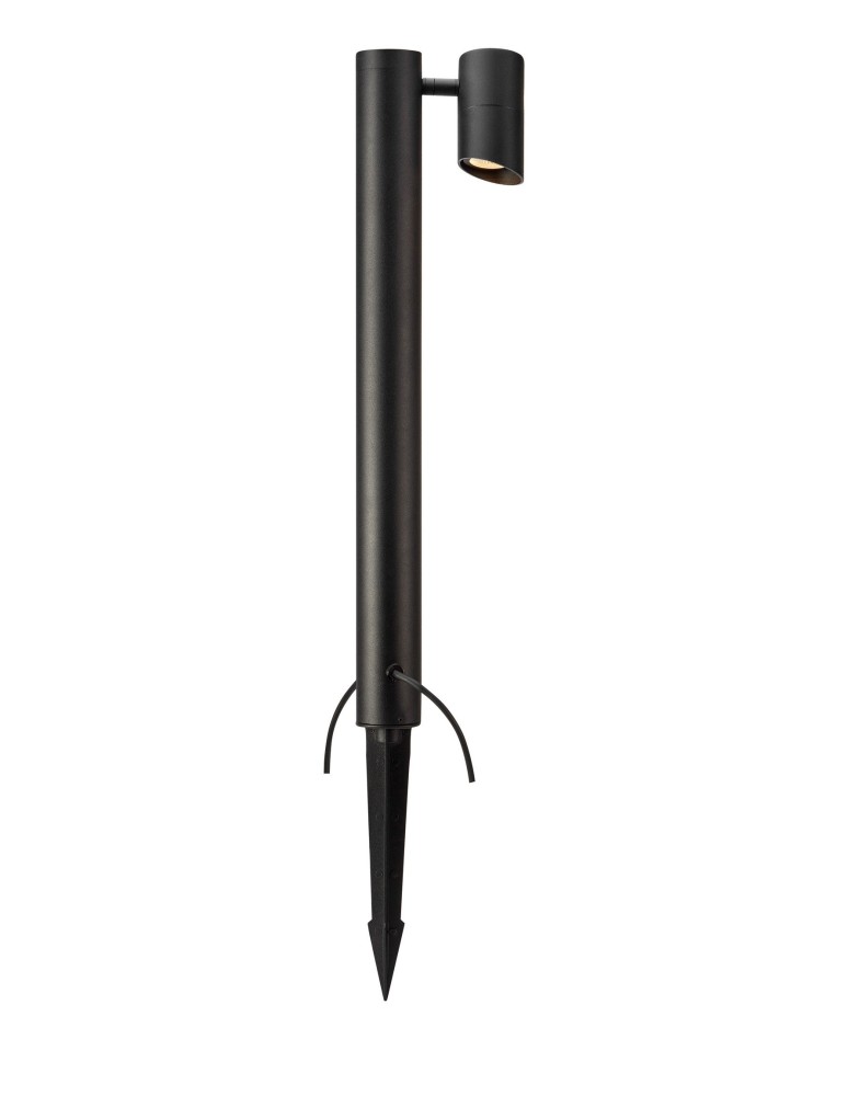 Lampy ogrodowe wbijane w ziemię (z klinem) - Markslojd GARDEN 1L Spot Ogrodowy 1x6.2W 3000K IP44 czarny/transparentny 108485 - produkt kolory-swiatla.pl 1