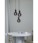 Lampy wiszące żarówki - Markslojd BRONX 3L Wisząca 3x40W czarny 108452 - product 2