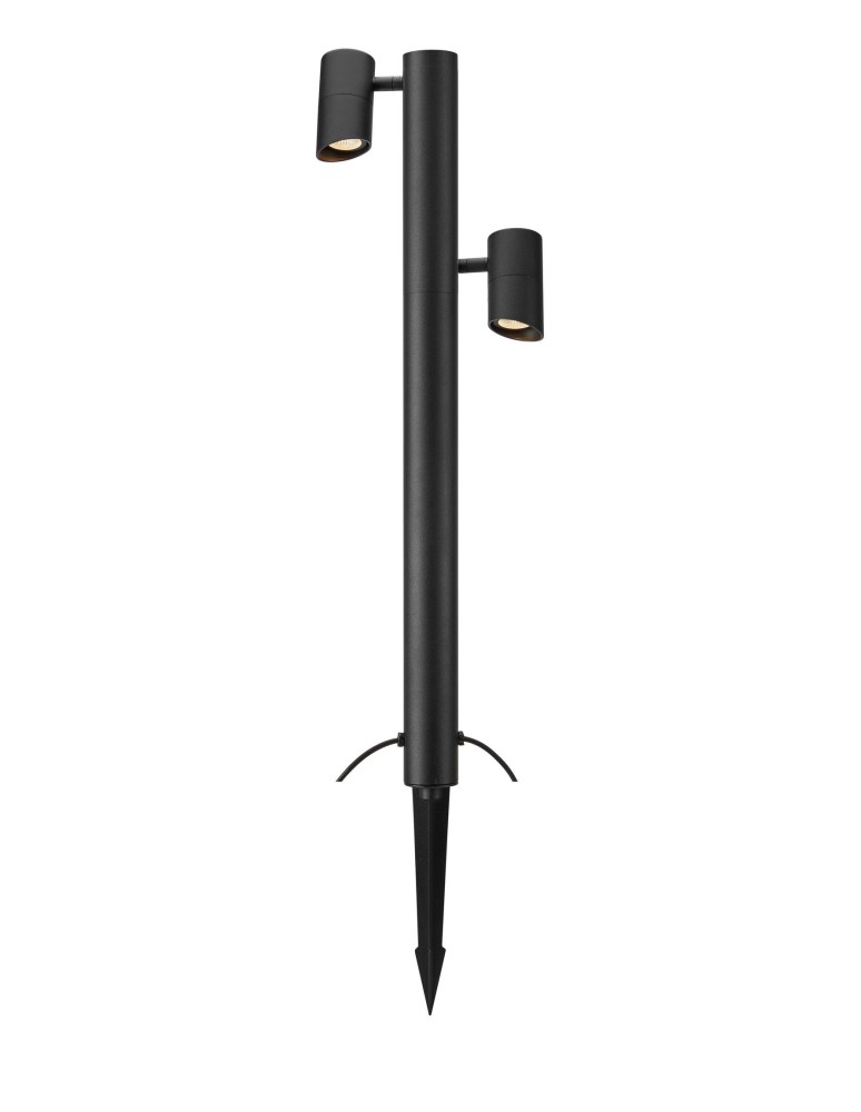 Markslojd GARDEN24 lampy - Markslojd GARDEN 24 Spot Ogrodowy 2x12.5W 3000K IP44 czarny/transparentny 108486 - produkt kolory-swiatla.pl 1