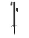 Markslojd GARDEN 24 Spot Ogrodowy 2x12.5W 3000K IP44 czarny/transparentny 108486