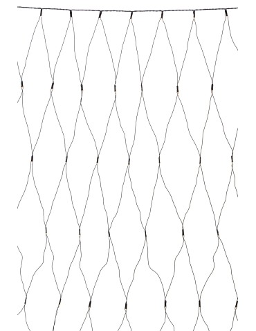 Markslojd GARDEN 24 LIGHT NET 160L Sznur Oświetleniowy Zewnętrzny 160x4W 2700K IP44 czarny/transparentny 108178