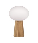 Lampy stołowe w stylu skandynawskim - Markslojd PATER 1L Stołowa E27 1x60W brązowy/biały 108409 - product 1
