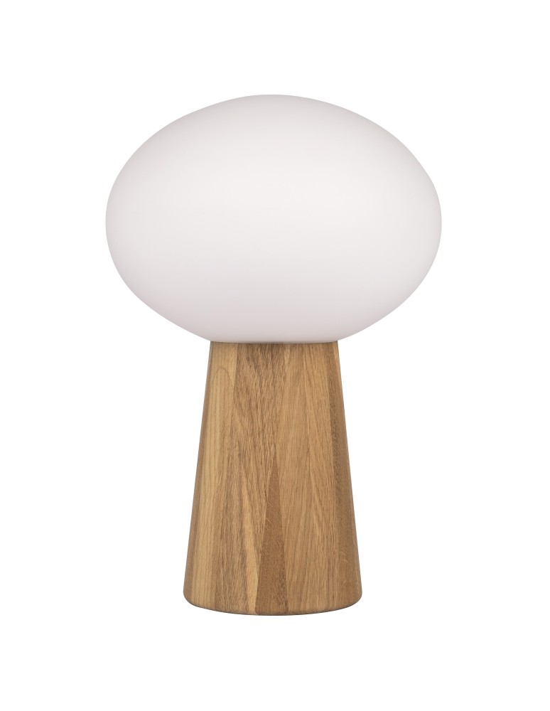Lampy stołowe w stylu skandynawskim - Markslojd PATER 1L Stołowa E27 1x60W brązowy/biały 108409 - produkt kolory-swiatla.pl 1