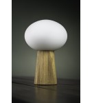 Lampy stołowe w stylu skandynawskim - Markslojd PATER 1L Stołowa E27 1x60W brązowy/biały 108409 - product 3