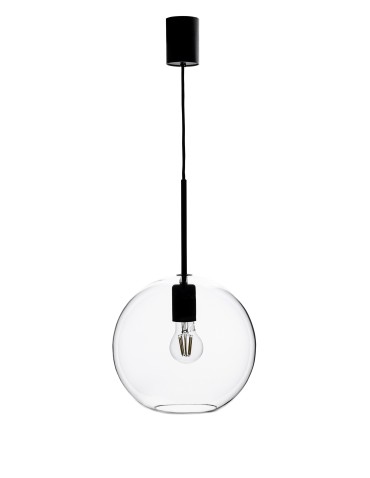 Markslojd PATERA 1L Wisząca E27 1x25W czarny/transparentny 108506