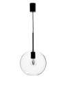 Markslojd PATERA 1L Wisząca E27 1x25W czarny/transparentny 108506