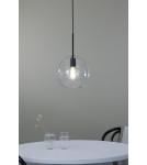 Lampy wiszące - Markslojd PATERA 1L Wisząca E27 1x25W czarny/transparentny 108506 - product 2