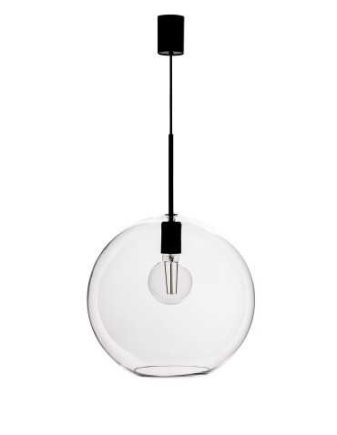 Markslojd PATERA 1L Wisząca E27 1x25W czarny/transparentny 108507