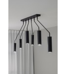 Lampy sufitowe reflektory - Markslojd RAMUS 6L Sufitowa GU10 6x35W czarny 108508 - product 2