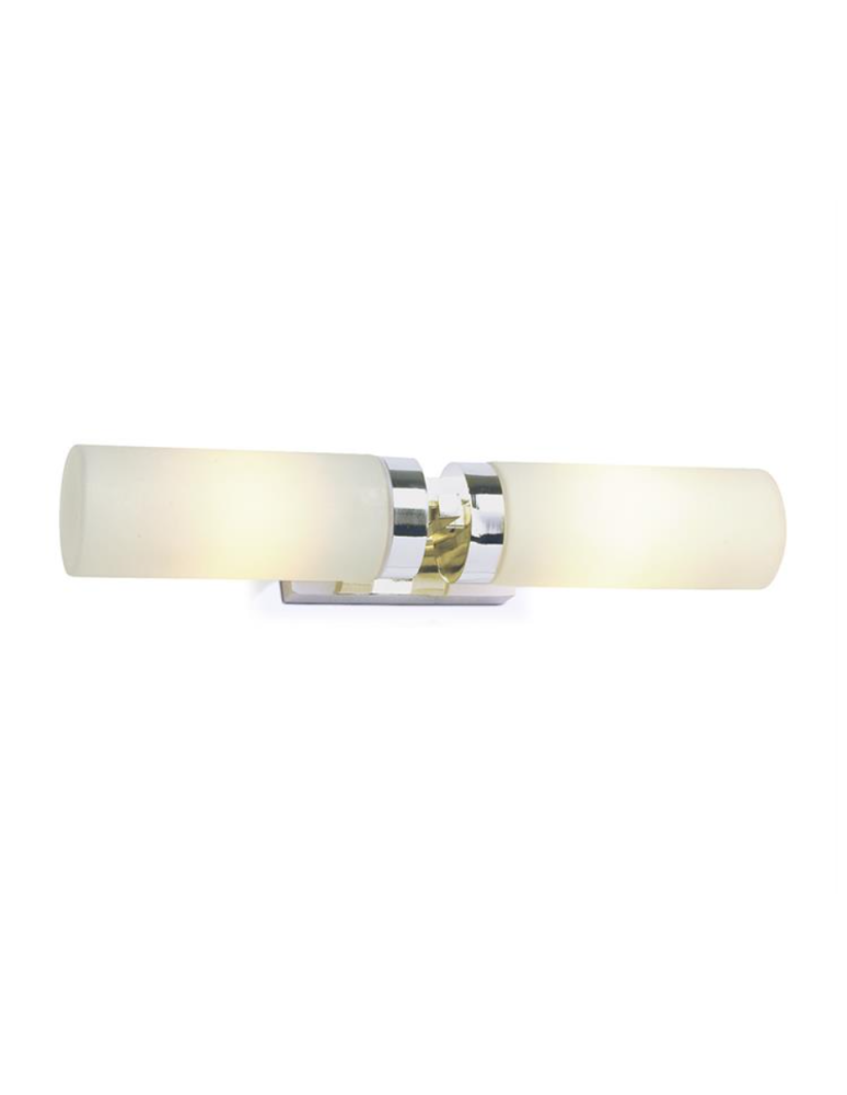 Markslojd STELLA Kinkiet E14 2x40W IP44 chrom/biały 234844,450712