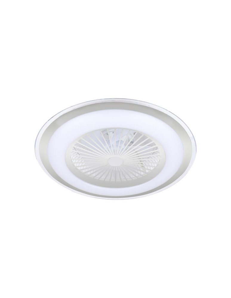 Milagro Plafoniera LED ZONDA SILVER 48W z wentylatorem ML8503 Milagro Plafoniera LED ZONDA SILVER 48W z wentylatorem ML8503
