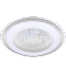 Milagro Plafoniera LED ZONDA SILVER 48W z wentylatorem ML8503 Milagro Plafoniera LED ZONDA SILVER 48W z wentylatorem ML8503