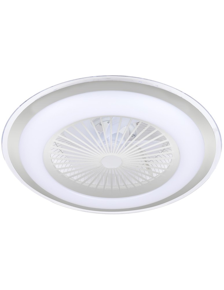 Milagro Plafoniera LED ZONDA SILVER 48W z wentylatorem ML8503 Milagro Plafoniera LED ZONDA SILVER 48W z wentylatorem ML8503