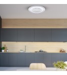 Milagro Plafoniera LED ZONDA SILVER 48W z wentylatorem ML8503 Milagro Plafoniera LED ZONDA SILVER 48W z wentylatorem ML8503