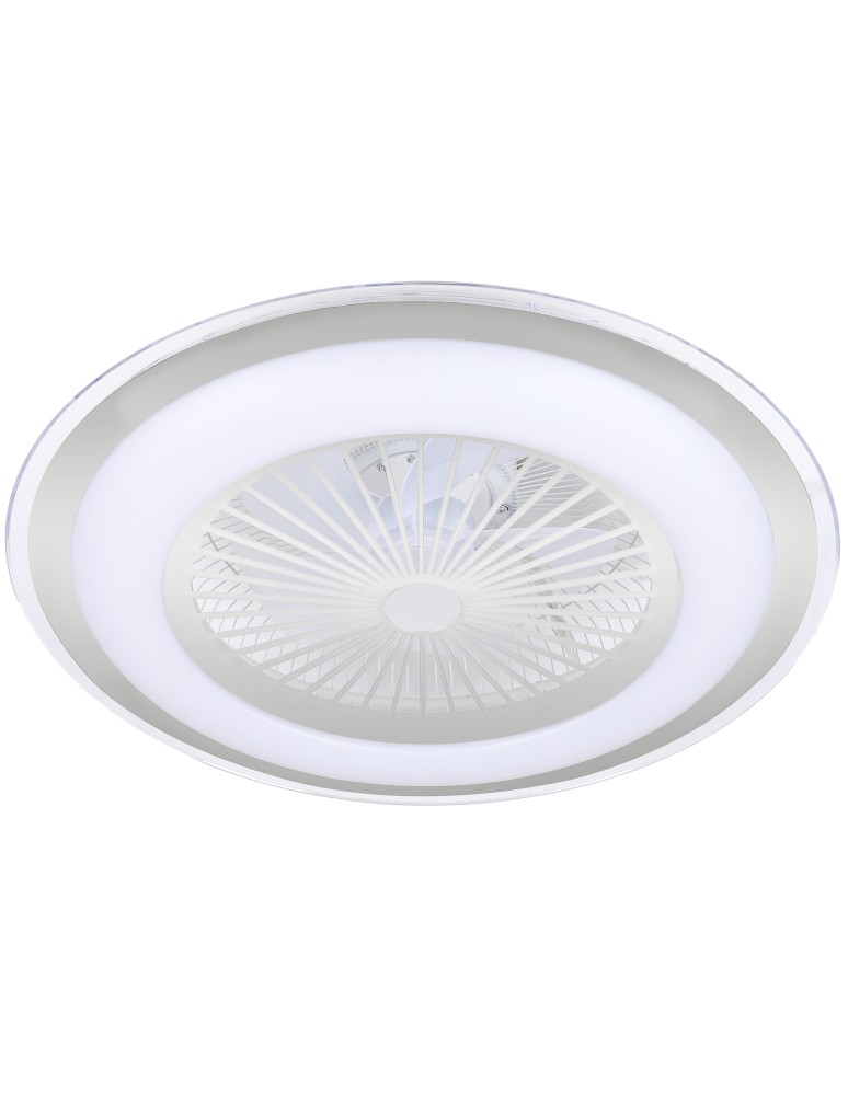 Milagro Plafoniera LED ZONDA SILVER 48W z wentylatorem ML8503 Milagro Plafoniera LED ZONDA SILVER 48W z wentylatorem ML8503