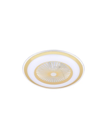 Milagro Plafoniera LED ZONDA GOLD 48W z wentylatorem ML8505