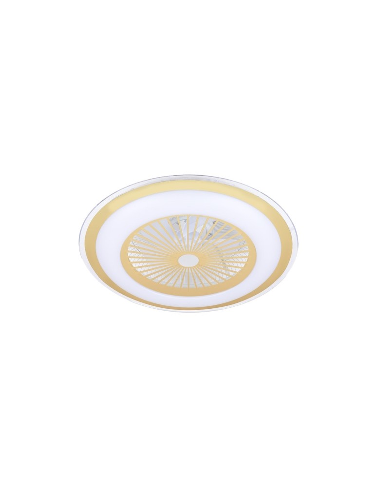 Milagro Plafoniera LED ZONDA GOLD 48W z wentylatorem ML8505