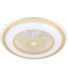 Wentylatory z oświetleniem - Milagro Plafoniera LED ZONDA GOLD 48W z wentylatorem ML8505 - product 2