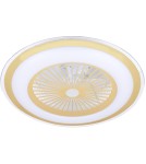Wentylatory z oświetleniem - Milagro Plafoniera LED ZONDA GOLD 48W z wentylatorem ML8505 - product 8