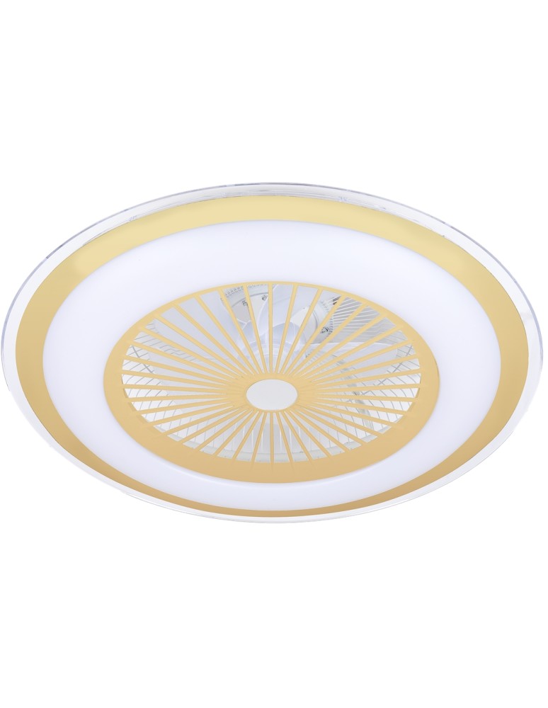 Milagro Plafoniera LED ZONDA GOLD 48W z wentylatorem ML8505