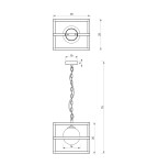 Milagro Lampa wisząca DIEGO 1xE14 MLP8568 Milagro Lampa wisząca DIEGO 1xE14 MLP8568