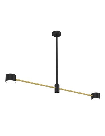 Milagro Lampa sufitowa CROSS GOLD 2xGX53 MLP8576