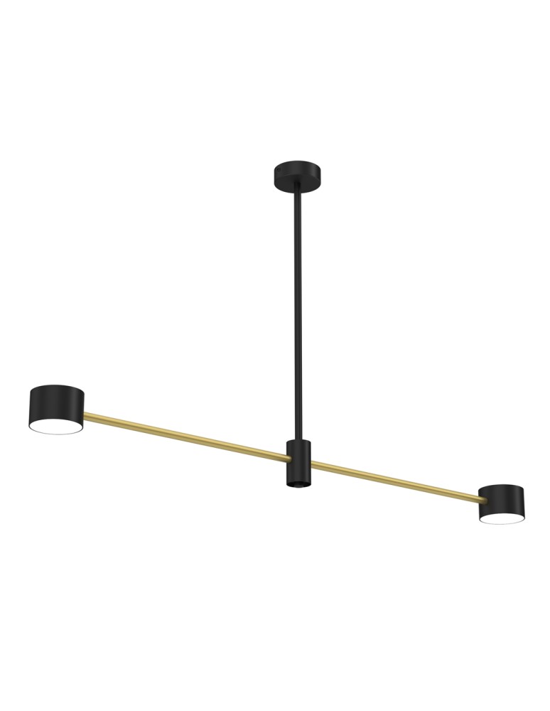Milagro Lampa sufitowa CROSS GOLD 2xGX53 MLP8576 Milagro Lampa sufitowa CROSS GOLD 2xGX53 MLP8576