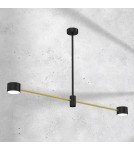 Milagro Lampa sufitowa CROSS GOLD 2xGX53 MLP8576 Milagro Lampa sufitowa CROSS GOLD 2xGX53 MLP8576