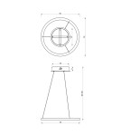 Milagro Lampa wisząca GALAXIA BLACK 26W LED ML8420 Milagro Lampa wisząca GALAXIA BLACK 26W LED ML8420