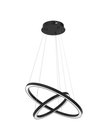 Milagro Lampa wisząca GALAXIA BLACK 46W LED ML8422