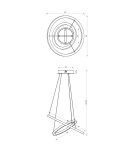 Milagro Lampa wisząca GALAXIA BLACK 46W LED ML8422 Milagro Lampa wisząca GALAXIA BLACK 46W LED ML8422