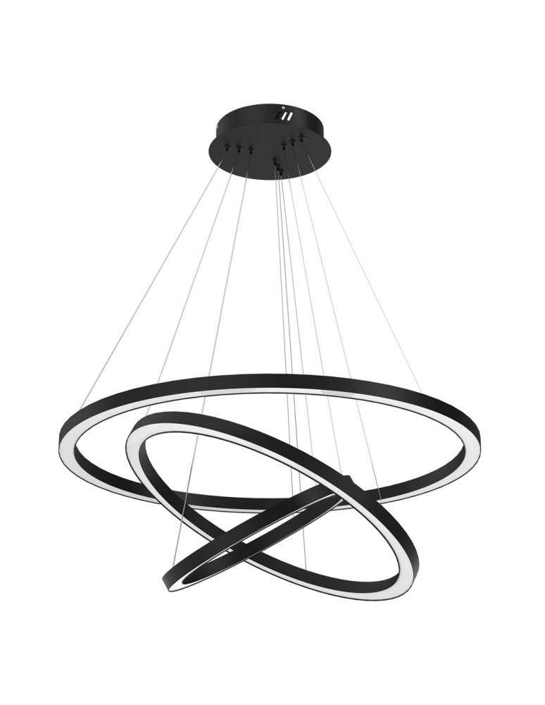 Milagro Lampa wisząca GALAXIA BLACK 85W LED ML8424 Milagro Lampa wisząca GALAXIA BLACK 85W LED ML8424