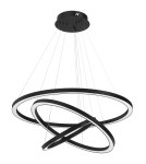 Milagro Lampa wisząca GALAXIA BLACK 85W LED ML8424 Milagro Lampa wisząca GALAXIA BLACK 85W LED ML8424