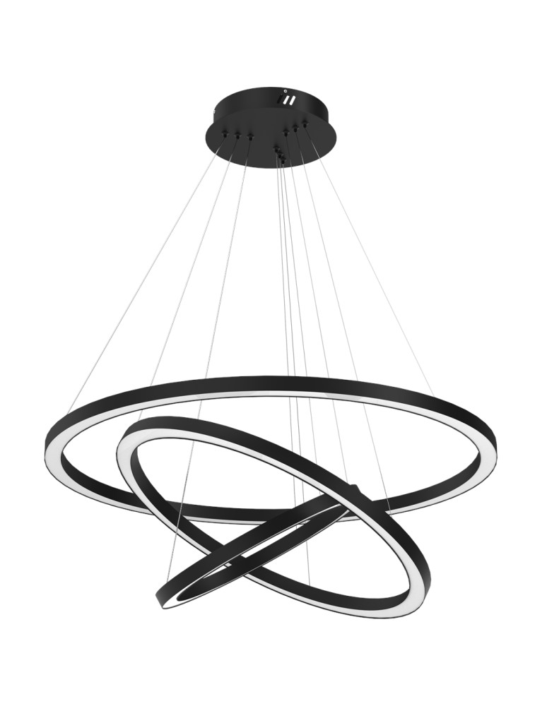 Milagro Lampa wisząca GALAXIA BLACK 85W LED ML8424 Milagro Lampa wisząca GALAXIA BLACK 85W LED ML8424