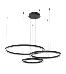 Lampy wiszące okręgi - Milagro Lampa wisząca GALAXIA BLACK 85W LED ML8789 - product 1