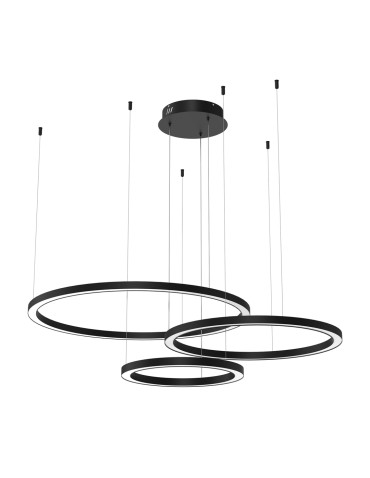 Milagro Lampa wisząca GALAXIA BLACK 85W LED ML8789